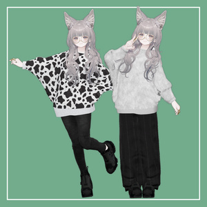 【VRChat】Marycia専用 DolmanSleeve（＋Shirt）（MA対応） 缩略图 7
