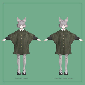 【VRChat】Marycia専用 DolmanSleeve（＋Shirt）（MA対応） 缩略图 13