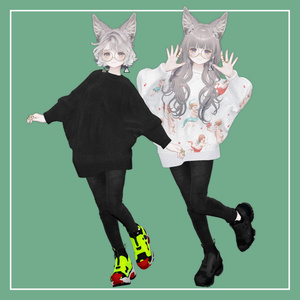 【VRChat】Marycia専用 DolmanSleeve（＋Shirt）（MA対応） 缩略图 8