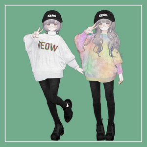 【VRChat】Marycia専用 DolmanSleeve（＋Shirt）（MA対応） 缩略图 6