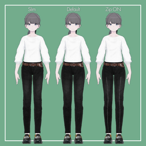 【VRChat】Lapwing専用 Skinny（MA対応） 缩略图 3