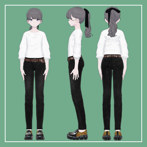 【VRChat】Lapwing専用 Skinny（MA対応） 缩略图 4