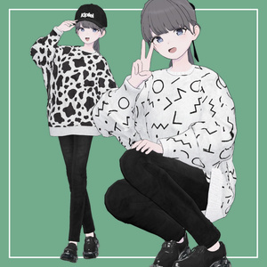 【VRChat】Lapwing専用 Skinny（MA対応） 缩略图 5