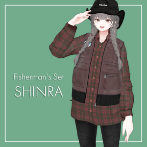 【VRChat】森羅専用 Fisherman's Set（MA対応）