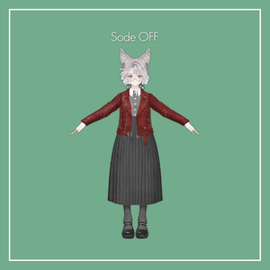 【VRChat】Marycia専用 WideShirt Onepiece（MA対応） 缩略图 6