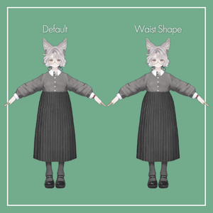 【VRChat】Marycia専用 WideShirt Onepiece（MA対応） 缩略图 5