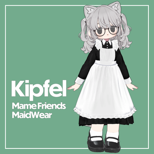 【VRChat】まめふれんず対応 クラシカルメイド服（MA対応）