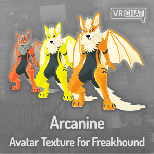 Arcanine Texture for Freakhound (ウインディフリークハウンドのテクスチャ)