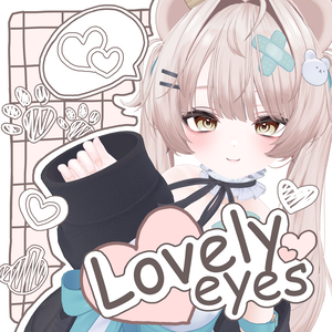 【4アバター対応】 -Lovely eyes-  eye texture 