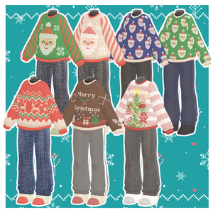 はっぴーほりでー！クリスマスセーター【15アバター対応】FullPack 缩略图 2