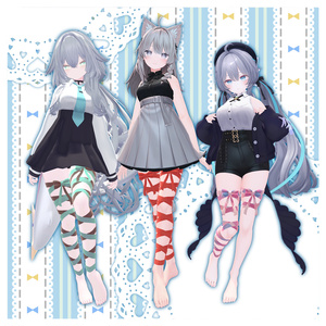 編み上げニーハイリボン【6アバター対応】 缩略图 2