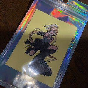 透明ステッカー