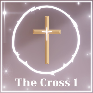 【Free/3D】 The Cross1/十字架/십자가 and crown of thorns 茨の冠 