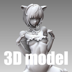 『Stepgirl-FOX』　STL file for 3D printing