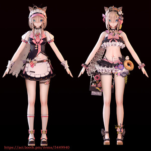Pardofelis 女僕＋泳裝【モデル配布】