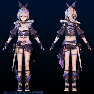 Silver Wolf【モデル配布】