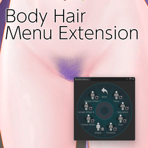 ボディヘアメニュー拡張 Body Hair Menu Extension