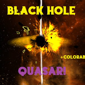 Black hole - Quasar! (Colorable)