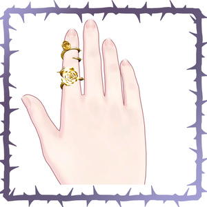 【VRC想定】Elegant Rose Ring【指輪】 缩略图 8