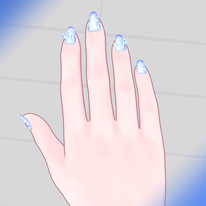 【VRC対応5アバター】IceCrystalNail【ネイルチップ】 缩略图 2