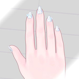 【VRC対応5アバター】IceCrystalNail【ネイルチップ】 缩略图 5