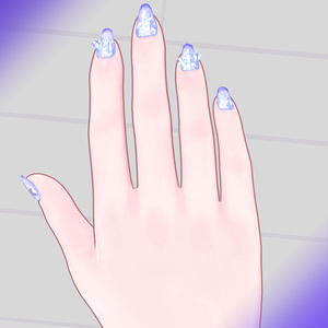 【VRC対応5アバター】IceCrystalNail【ネイルチップ】 缩略图 4