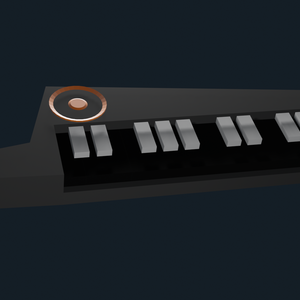 ago's shoulder keyboard (ショルキー)【楽器3Dモデル】【VRChat想定】