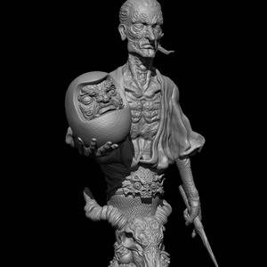 天狗　分割済み　3Dデータ(STL)