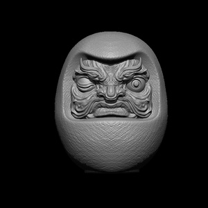 お試し達磨　3Dデータ(STL)
