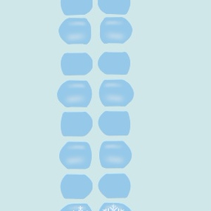 【VRoid】 Snowflake Nails