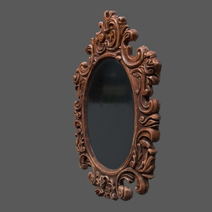 【無料】アンティーク家具　鏡【3Dモデル】【FBX テクスチャのみ】 缩略图 2
