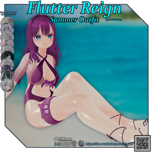  Flutter Reign サマーアウトフィット Summer Outfit【10アバター対応】