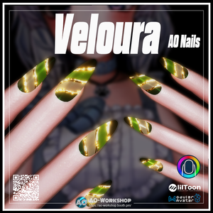 Veloura AO Nails 1.00 【55アバター対応】