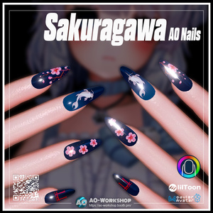 Sakuragawa AO Nails 1.00 【55アバター対応】