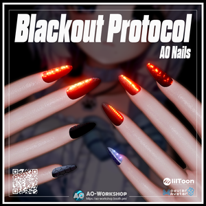 Blackout Protocol AO Nails 1.00 【55アバター対応】