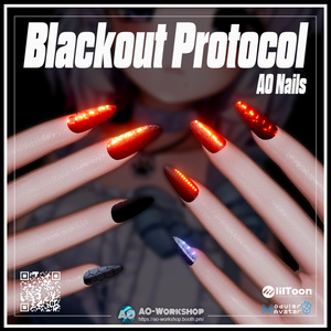 Blackout Protocol AO Nails 1.00 【55アバター対応】