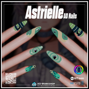 Astrielle AO Nails 1.00 【55アバター対応】