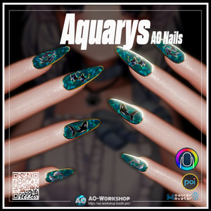 Aquarys AO Nails 1.00 【55アバター対応】