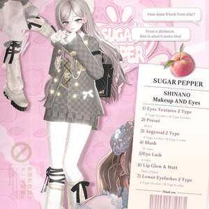 【Shinano】 ⋆｡˚ Peach Salt Makeup & Eyes ⋆｡˚ 缩略图 2