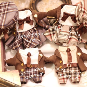 14cm/15cm/16cm イチゴシャツセットアップ - ぬい服屋 みかん