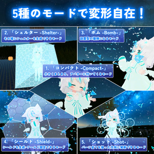 【MA対応】変形自在のナノパーツ！プリズムパルス(VRChat想定) 缩略图 2