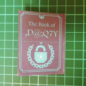 ,D@;Q7Yの豆本