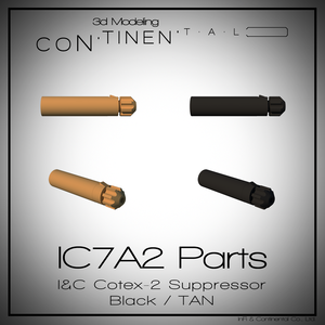 I&C Cotex-2 Suppressor Black / TAN
