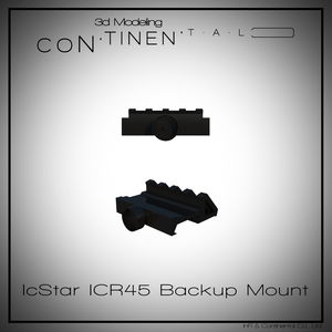 IcStar ICR45 Backup Mount