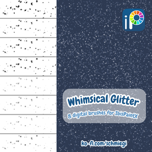 [Free Download] Whimsical Glitter Brushset for IbisPaintX
