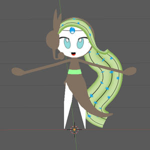 Melodia Pokémon mesh 
