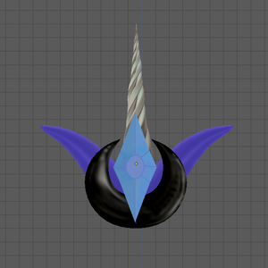 Princess Rarity Moon Crown 3d model