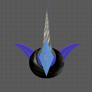 Princess Rarity Moon Crown 3d model