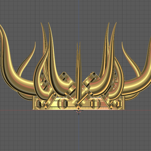 Gold dragon King Crown