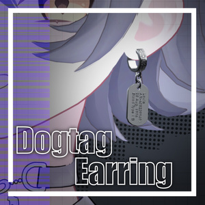 ⸜追加⸝ 【14アバター対応】Dogtag Earring